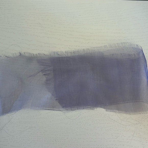 Roll of White Tulle and Roll Purple Decorative Scarfing - Picture 3 of 8